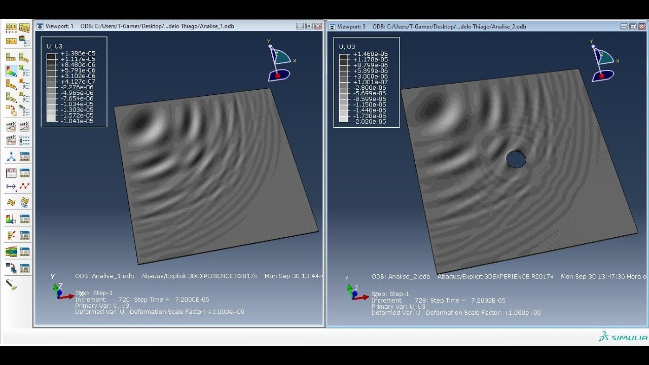 Wave Propagation - Abaqus/Explicit
