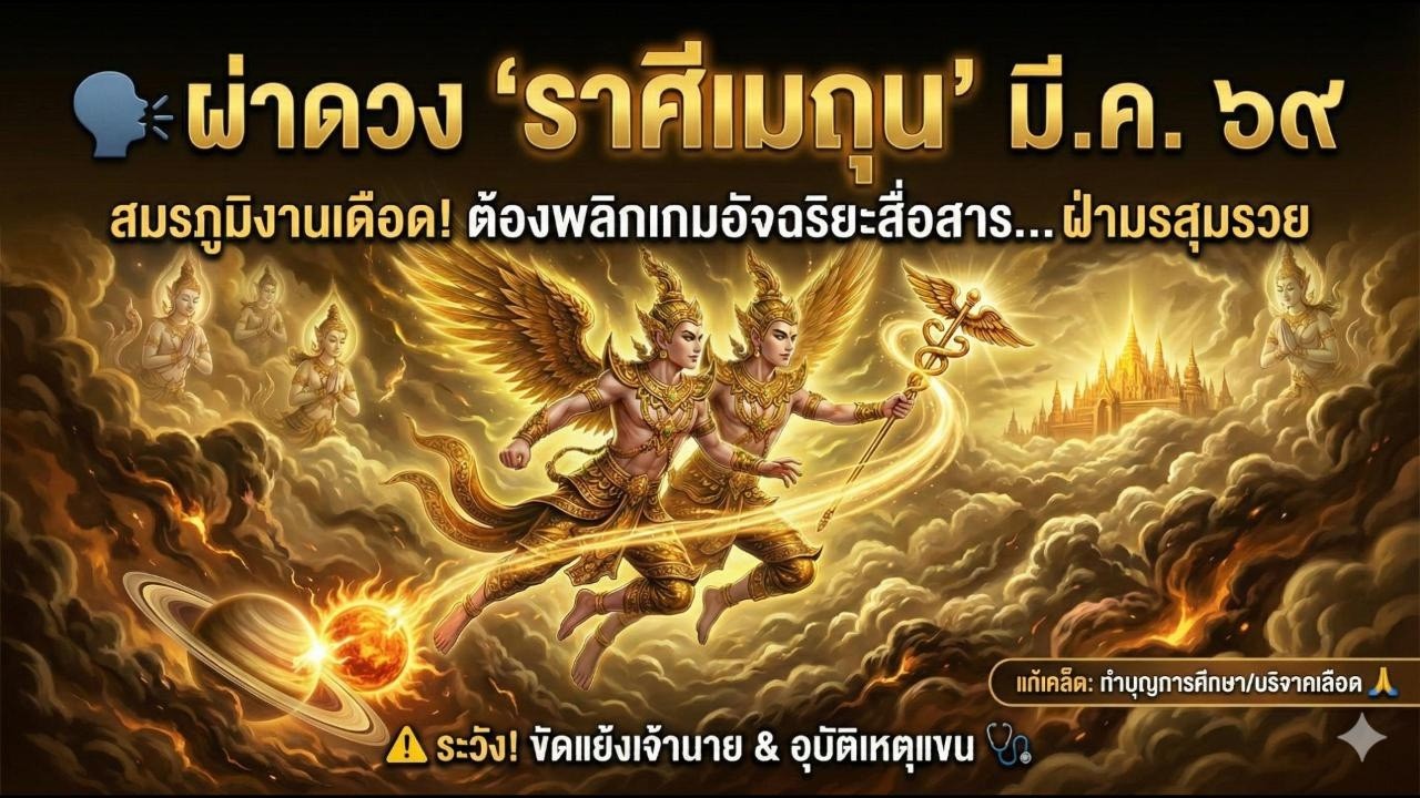 ♊ ดวงมีนา 69! ชาวเมถุน 