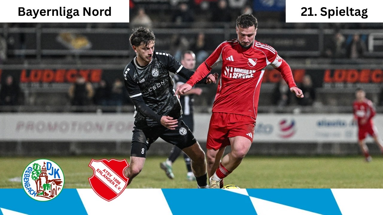 DJK Gebenbach vs. ATSV Erlangen // Tore + Highlights 21. Spieltag Bayernliga Nord