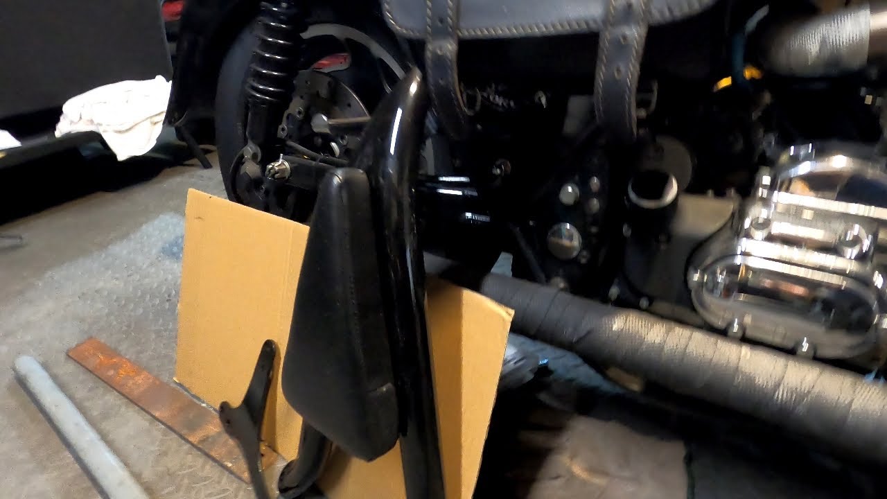 Подставка для спины мотоцикла Amazon на моем Harley Davidson