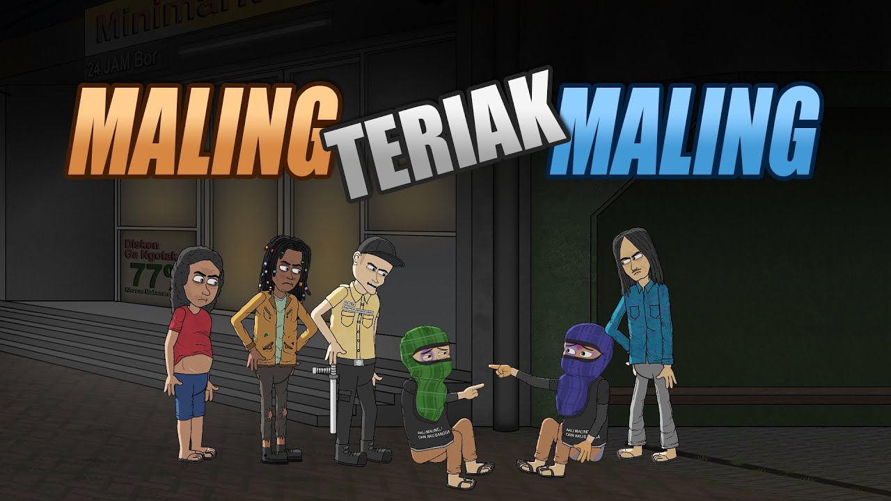 Maling Teriak Maling - Trigon - Animasi Lucu - Kartun Lucu