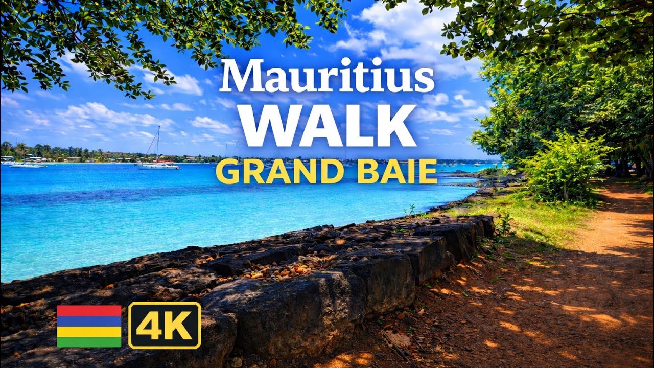 POV Walk in Mauritius | Grand Baie / Прогулка от первого лица на острове Маврикий | Пляж Гран Бэ