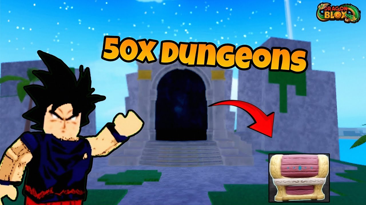 50 Dungeon Challenge with 2x Weekend Luck | Dragon Blox Roblox