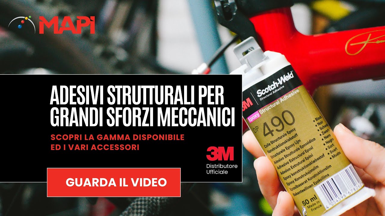 Scegli gli Adesivi Strutturali 3M per Incollaggi che richiedono Grandi Sforzi Meccanici.