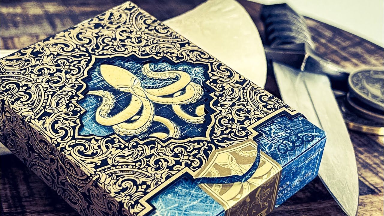 Jolly Roger Kraken Signature Edition - Black Ink Playing Cards / Jody Eklund - Deck Review