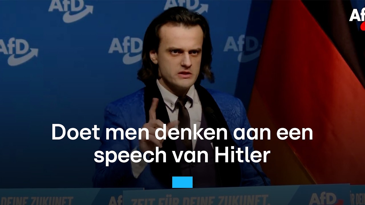 'Hitler-stijl': kritiek op toespraak AfD in Duitsland | RTL Nieuws