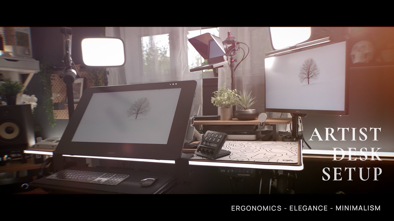 ARTIST Setup - Elegant, Ergonomic, Minimalist
