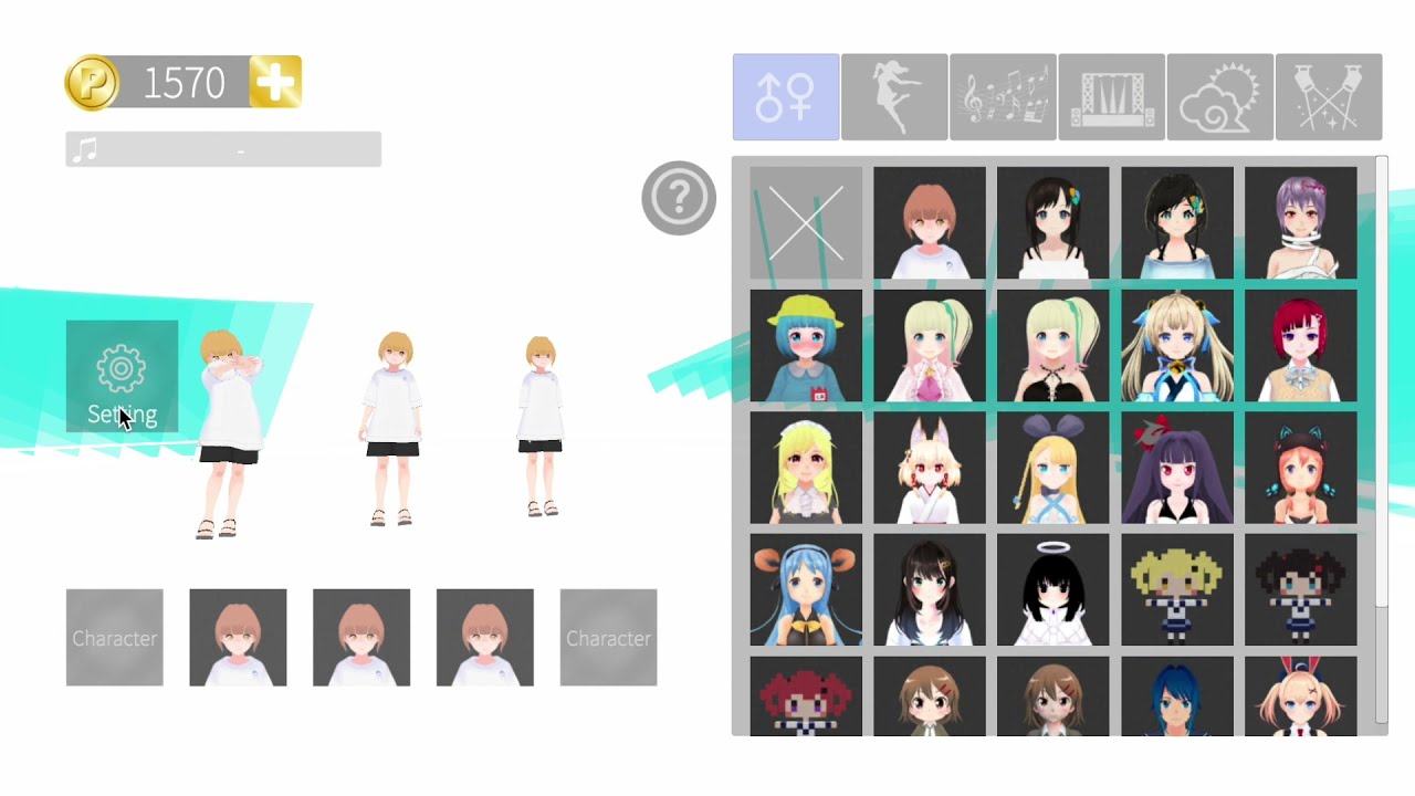 DanceDreamMV Trio dance setting method