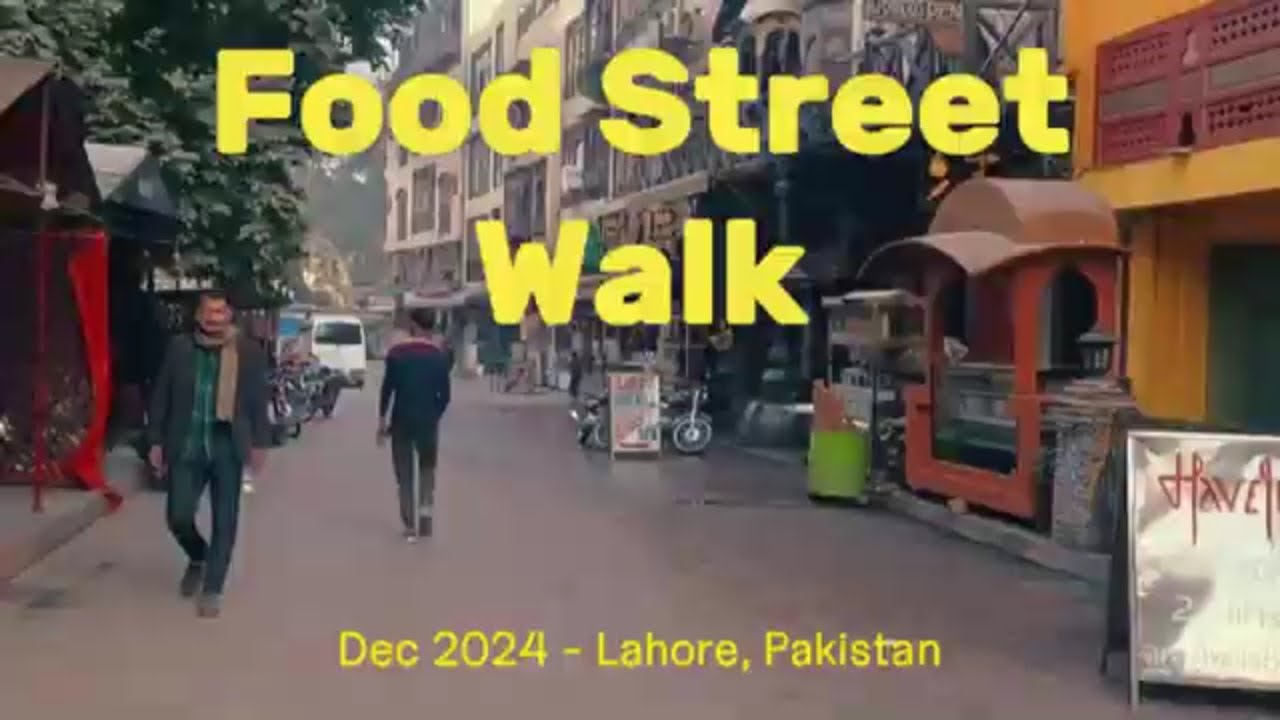 🇵🇰 Pakistan's FAMOUS Food Street | Walk Tour