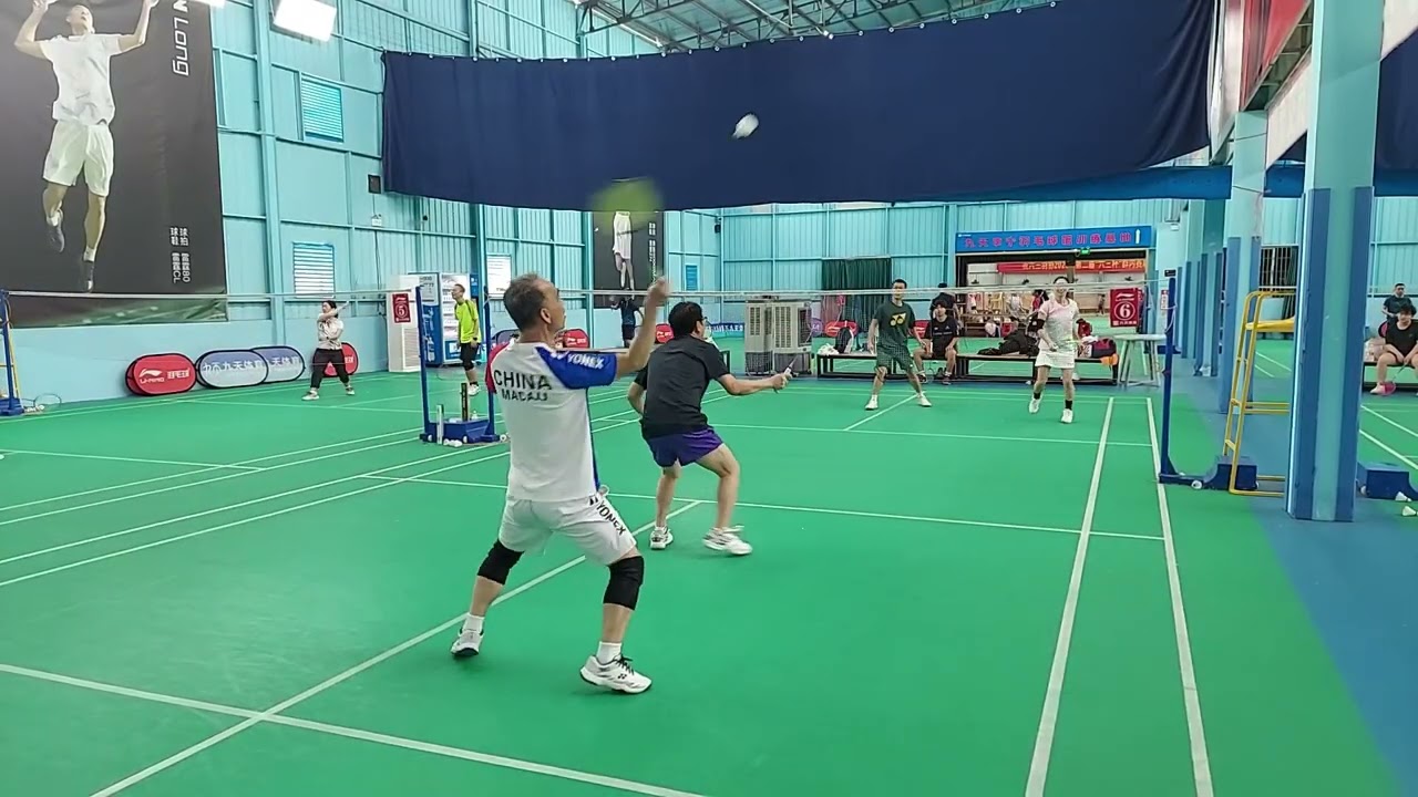 Badminton game, Zhongshan, China 2 10 26 1