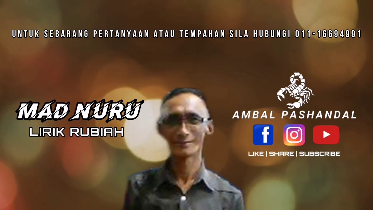 LIRIK RUBIAH - MAD NURU | LAGU BAJAU SANGBAIAN