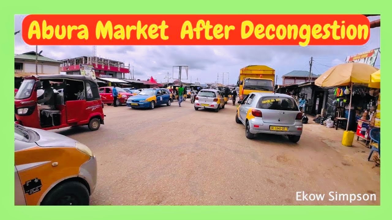 The Abura Market In Cape Coast After Decongestion