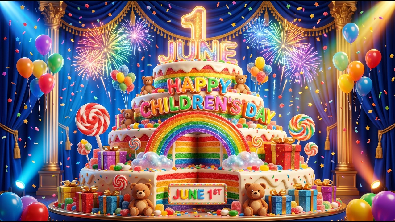 🌈 Happy Children's Day 2026 | June 1 Celebration Song 🎈#June1 #HappyChildrensDay