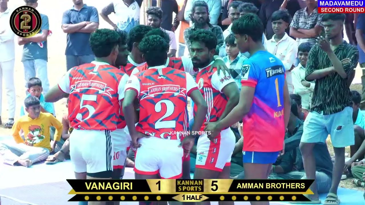 SECOND ROUND -KALI KUPPAM VS VANAGIRI @MADAVAMEDU,SHRKAZHI KABADDI MATCH