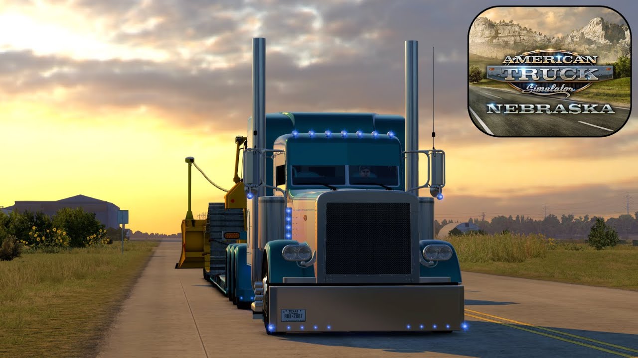 HATERMADE in Nebraska🔥 625HP CAT Engine | 4k | #americantrucksimulator  | Realistic Driving