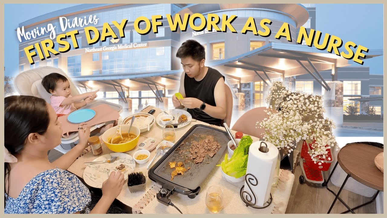 Mac’s First Day as a Nurse in America | Before & After Work Activities | Filipino Nurse Life