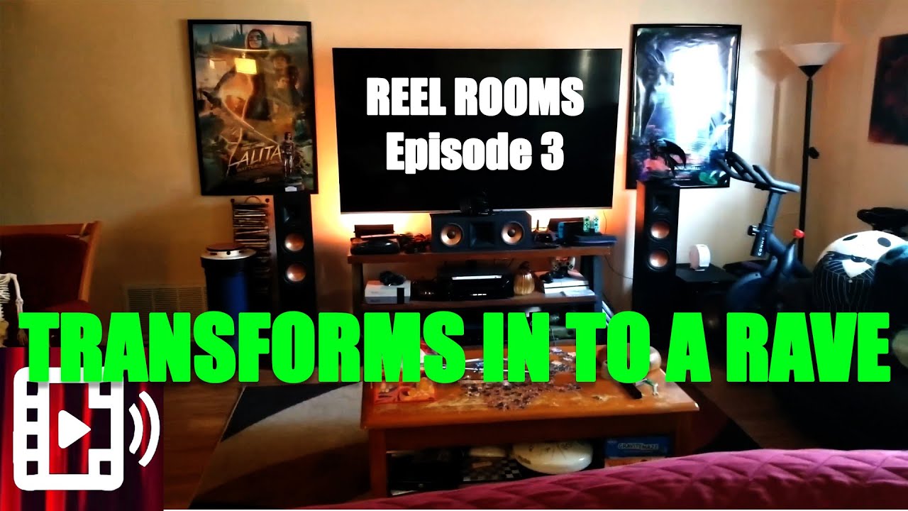 BASSHAKERS In His 5.1 Living Room Home Theater Tour | REEL ROOMS Episode 3