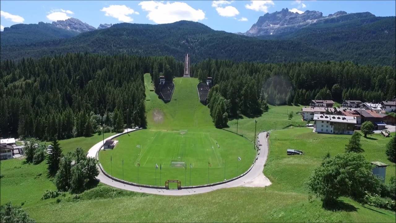 CORTINA OLYMPICS SKI JUMP DOLOMITES ALPS ITALY