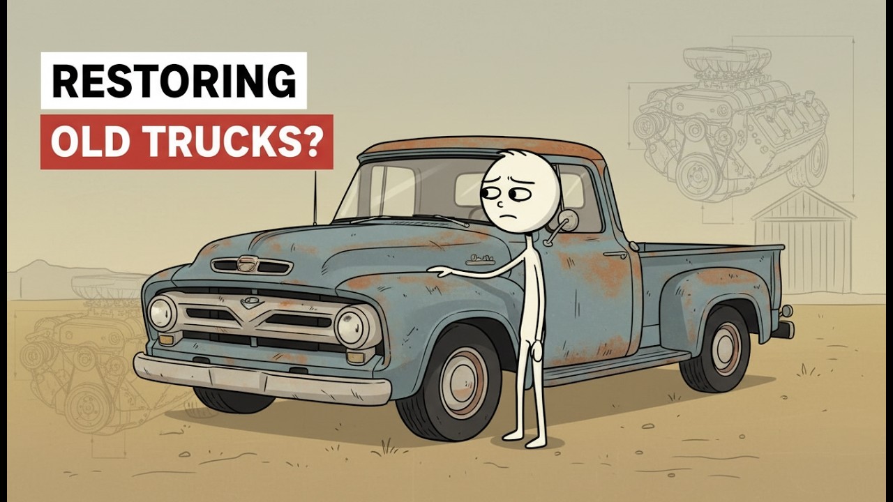 The Psychology of People Who Restore Old Pickup Trucks