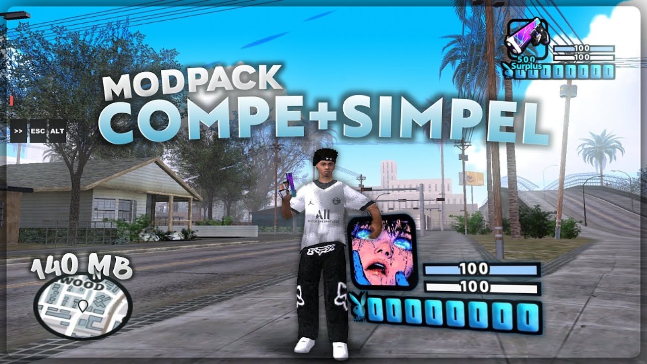 MODPACK COMPE X SIMPEL | RINGAN PARAH CUMAN 140 MB! | GTA SAMP ANDROID