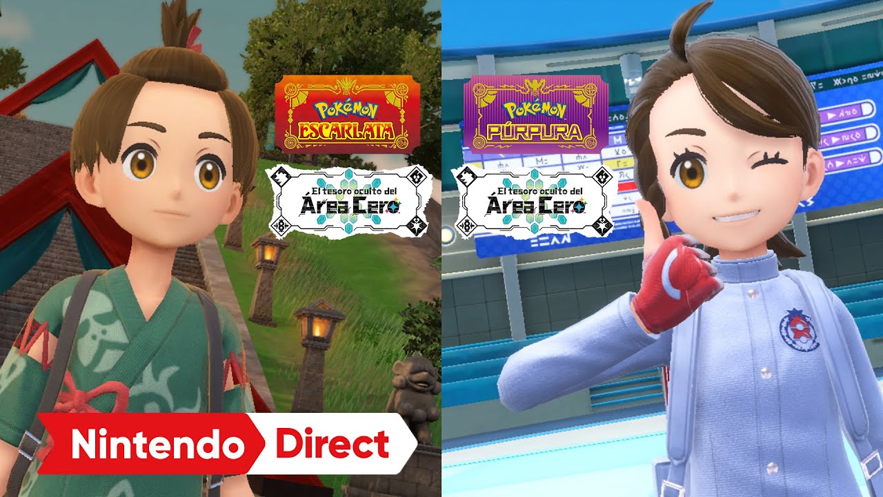 Pokémon Escarlata y Pokémon Púrpura – Tráiler del contenido descargable (Nintendo Switch)