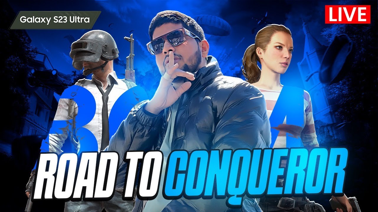 Title - Conoueror push I BGMI LIVE STREAM I #PlayGalaxy