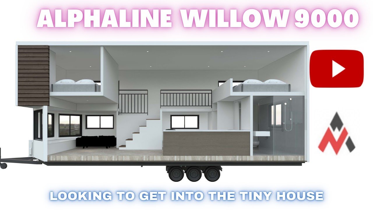 Willow 9000 Tiny Home | Made by Tine Home Manufacture Alphaline Australia | Movable Home |