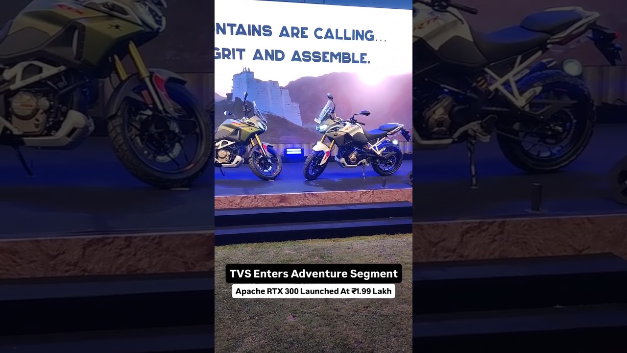 THE NEW TVS Apache RTX 300 Walkaround: ₹1.99 Lakh Segment