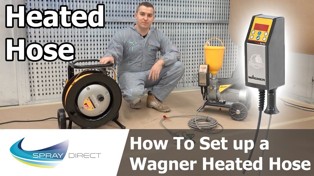 Как настроить подогреваемый шланг Wagner TempSpray — Демонстрация H126 H226 H326