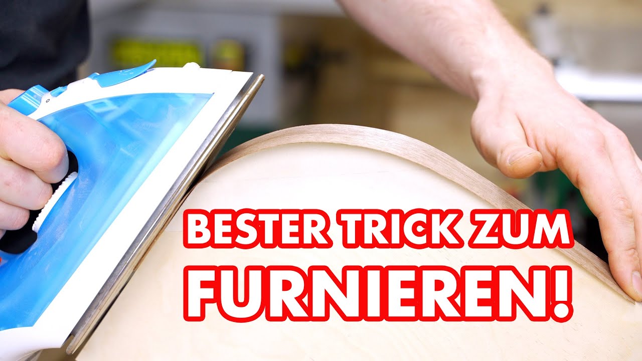 Einfacher gehts nicht: Furnieren mit dem B&uuml;geleisen - Tolles Einsteigerprojekt