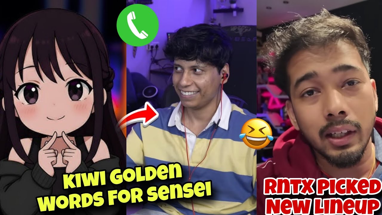 Kiwi Golden Words For Sensei 🥰 Kiwi Call Sensei 😱 Sensei Hint RNTx Picked New Lineup 😂