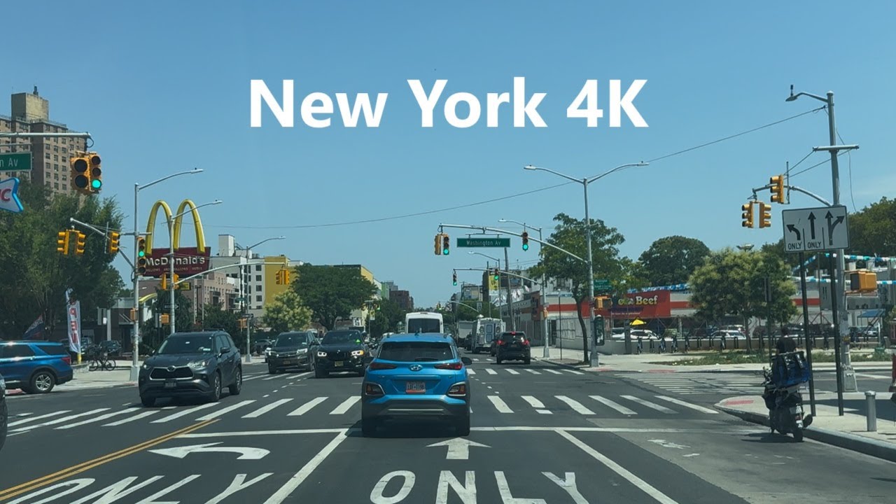 4K New York - Driving tour of Brooklyn (Empire Blvd & Remsen Avenue)