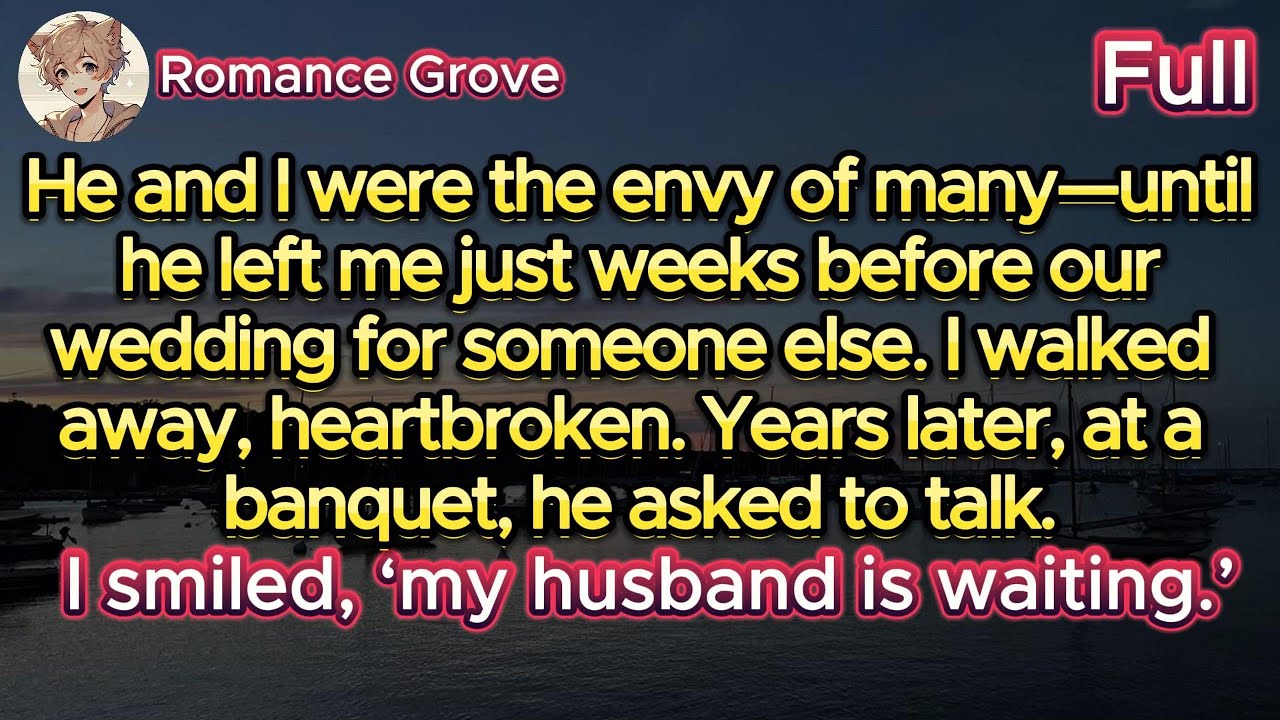 He left me just weeks before our wedding for someone else. I walked away. Three years later...