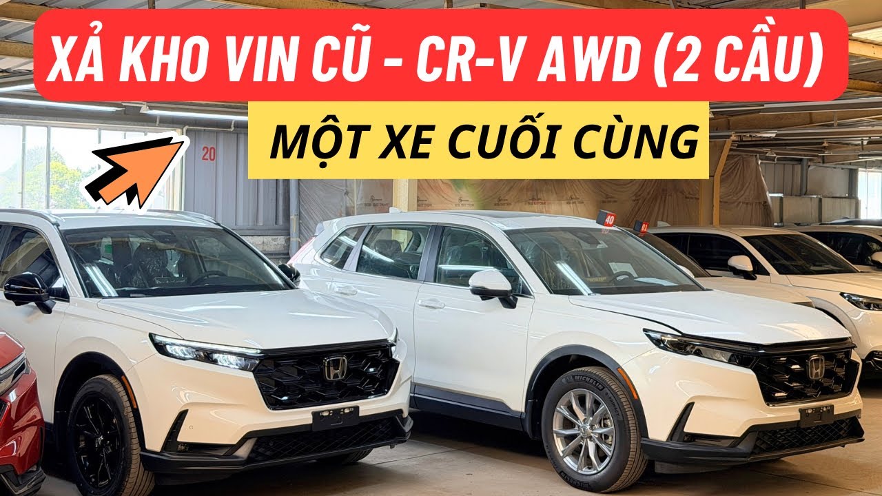 XẢ KHO GIẢM MẠNH - HONDA CRV-L AWD | GIẢM TIỀN MẶT + GIẢM 50% THUẾ