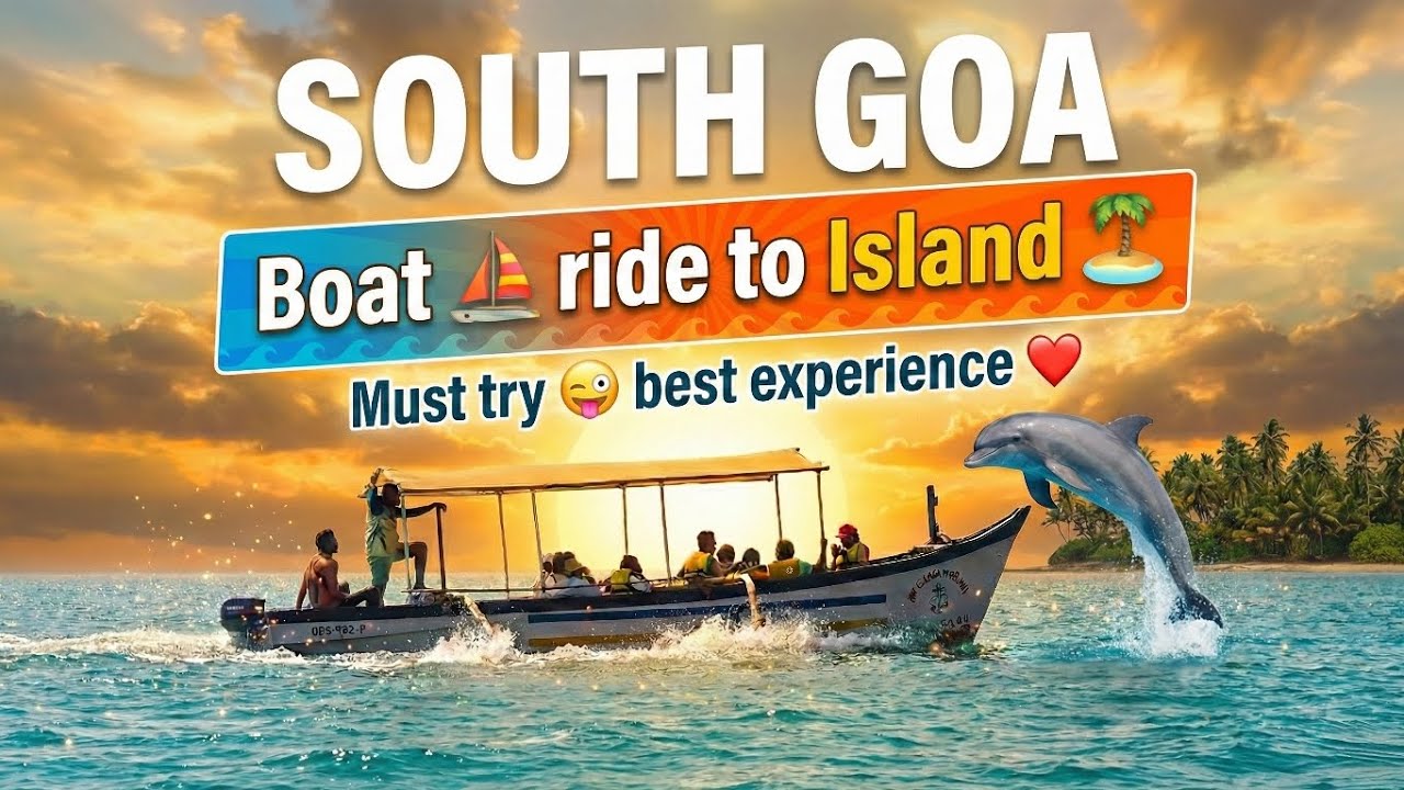 Best Island Trip in Goa | Telugu | Goa Tour Plan in Telugu |South Goa Palolem to Butterfly Beach#goa