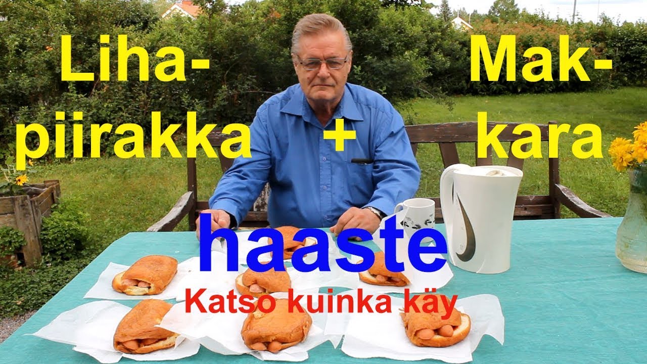 Lihapiirakka makkaralla haaste