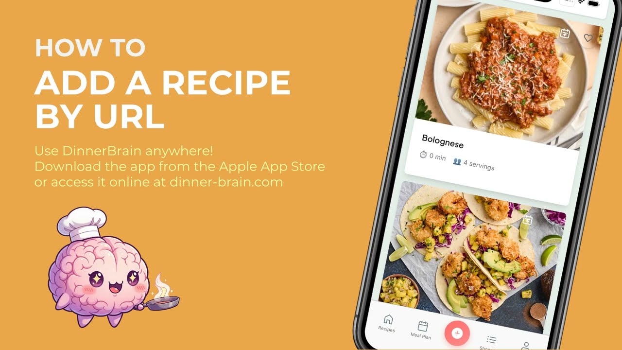 Import Recipes from Any Website into DinnerBrain