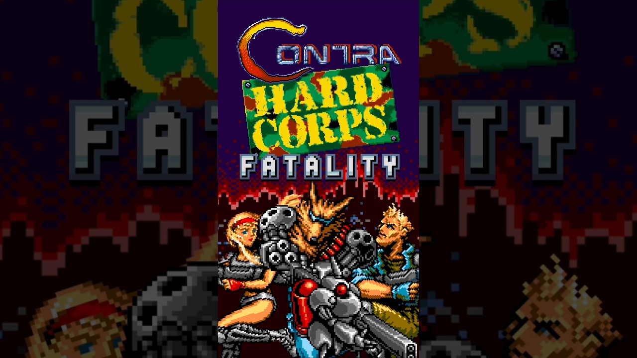 Contra Hard Corps Fatality #animation #pixel #sega #games #gaming #retro #contra #contrahardcorps