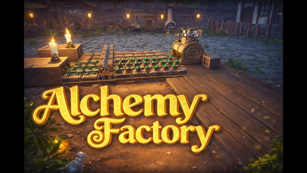 Наладил производство первых зелий | Alchemy Factory