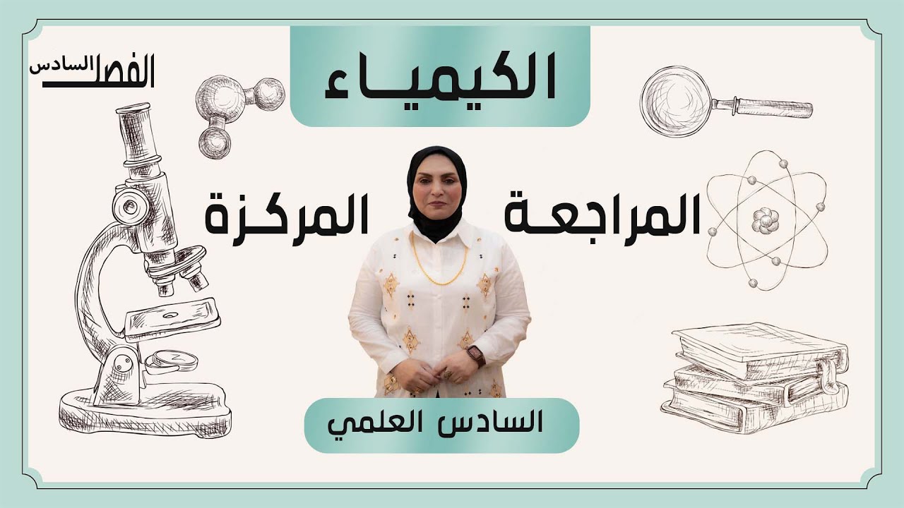 المراجعة المركزة الفصل السادس  ( الكيمياء التحليلية  ) / كيمياء السادس العلمي / الاستاذة أمل الزيدي