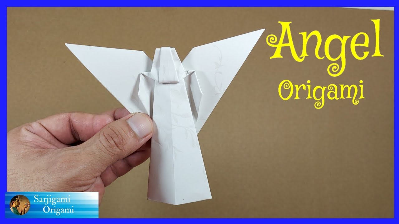 CHRISTMAS ANGEL ORIGAMI (TUTORIAL) 折り紙の天使のチュートリアル