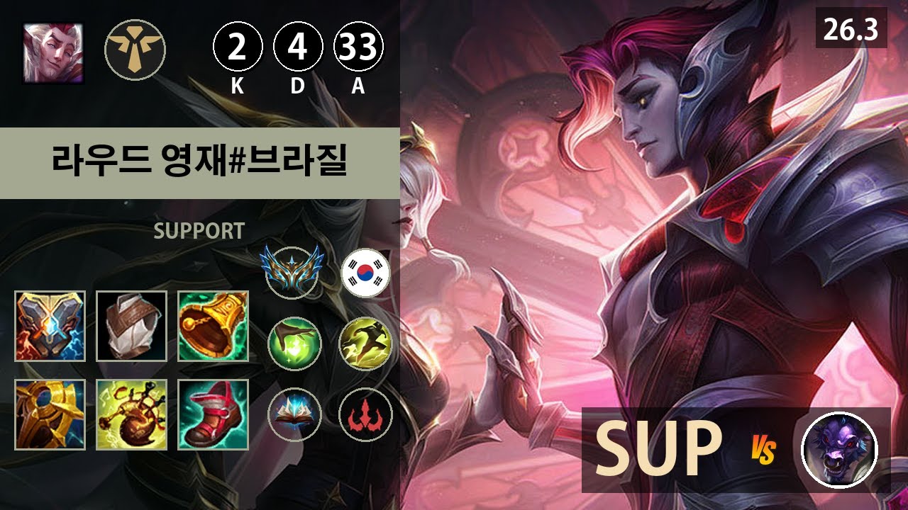롤 챌린저 서폿 라칸 