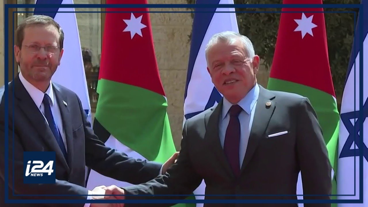 Israeli president meets King Abdullah in Jordan