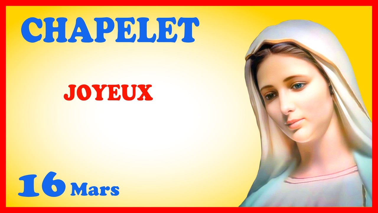 CHAPELET - NDML 🙏 Lundi 16 Mars