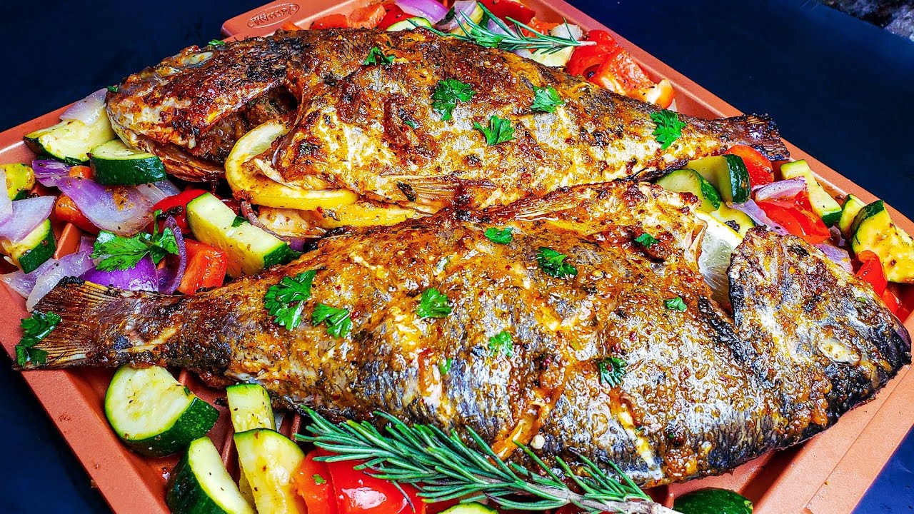 Самый вкусный рецепт морского леща, запеченного в духовке *Обязательно к просмотру*