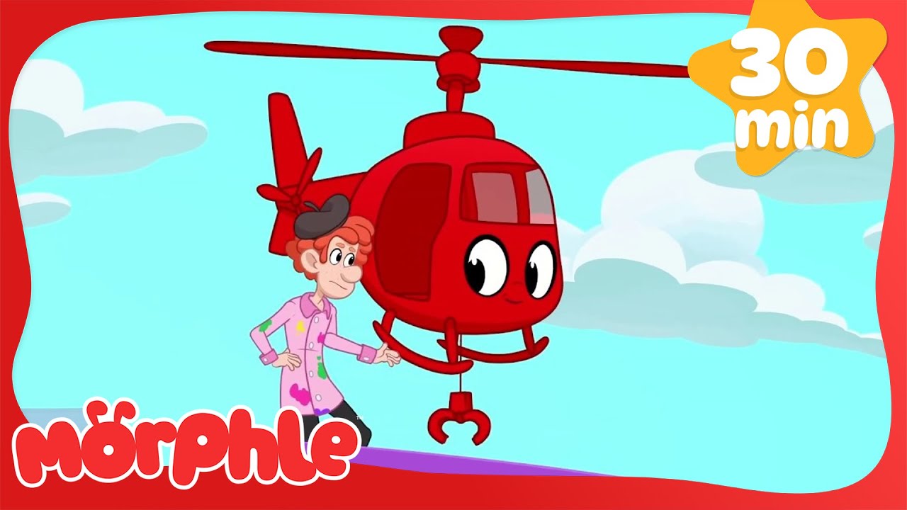 Rescue Helicopter Morphle Action! 🚁 | Fun Animal Cartoons