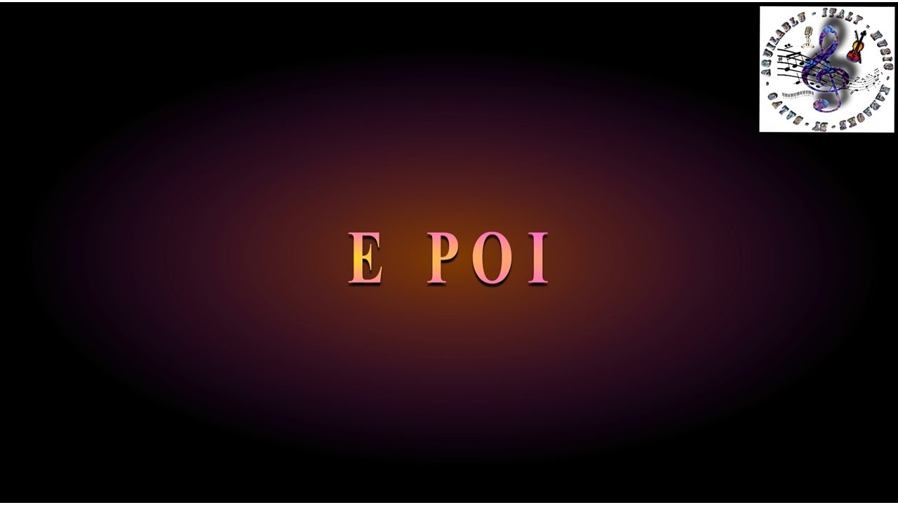 Karaoke - GIORGIA - E POI +4 semitoni   @KaraokeAQUILABLUBYSALVO