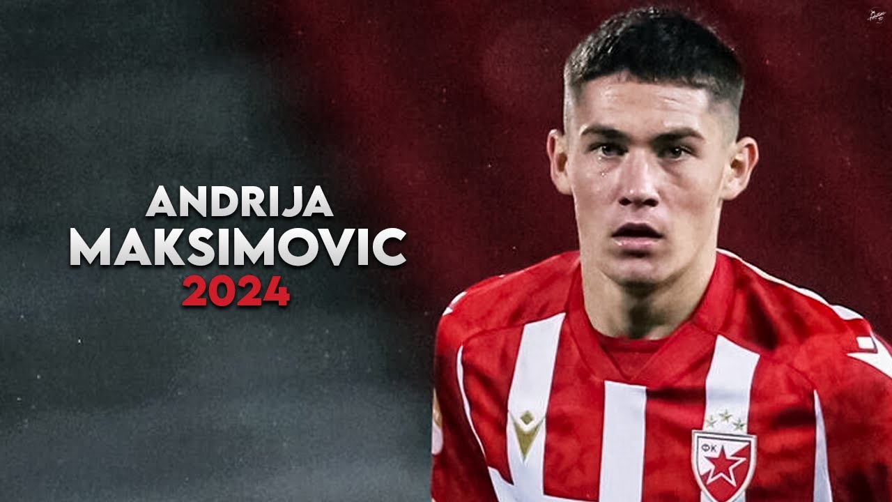 Andrija Maksimovic 2024 - Amazing Skills, Assists & Goals - 17 Year old Red Star Talent | HD