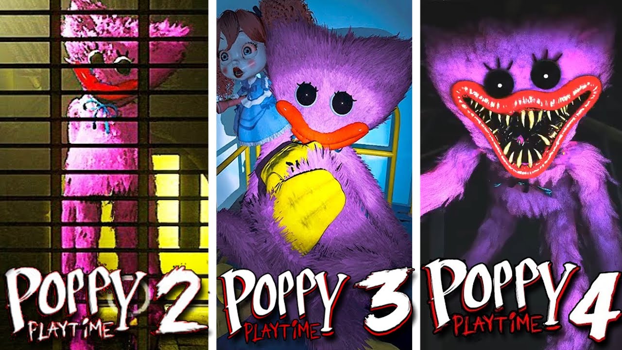 Kissy Missy Evolution - Poppy Playtime: Chapter 2-4 Comparison (4K Showcase)