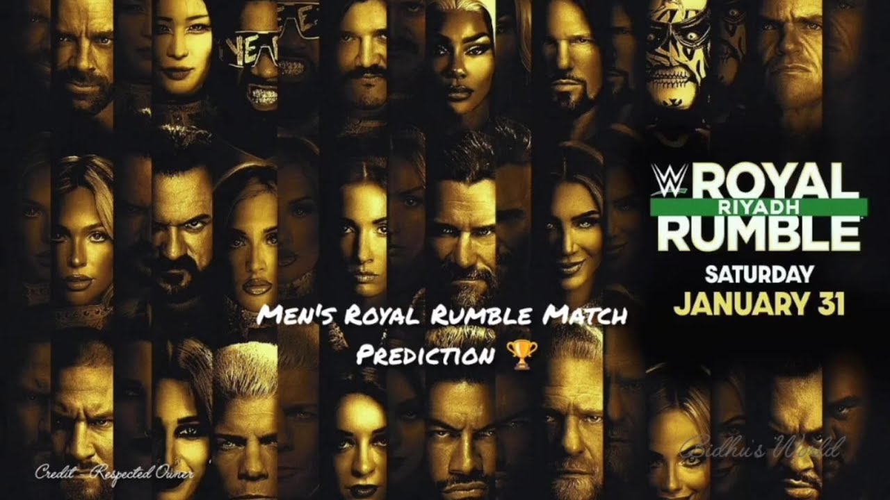 Men's Royal Rumble Match 2026 entry and winner prediction 🏆 